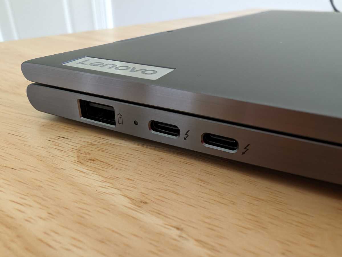 Ports on a lenovo laptop