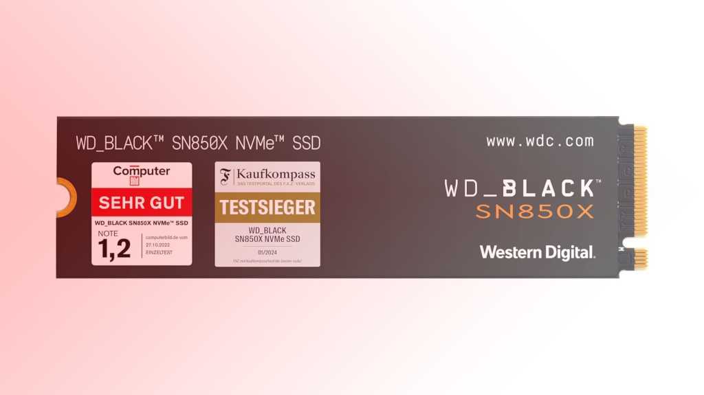 Image: Testsieger-SSD von Western Digital zum Tiefstpreis des Jahres