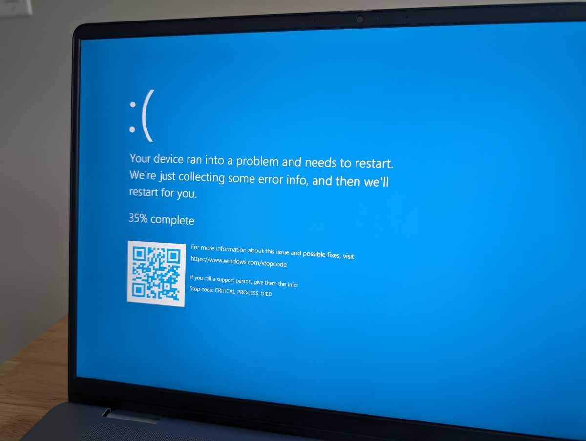 Windows 11 Blue Screen of Death error message