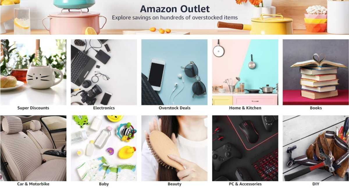 Amazon Outlet storefront