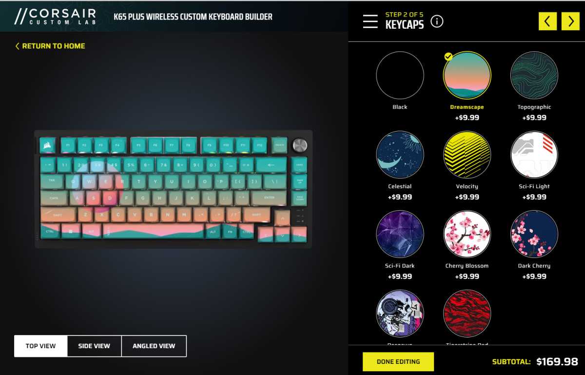 corsair custom lab keyboard tool