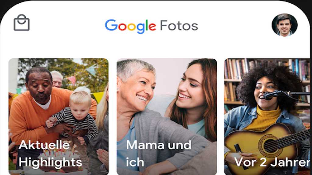 Image: Google Fotos: Bilder auf dem Handy in Fotogruppen einsortieren â der Vorteil