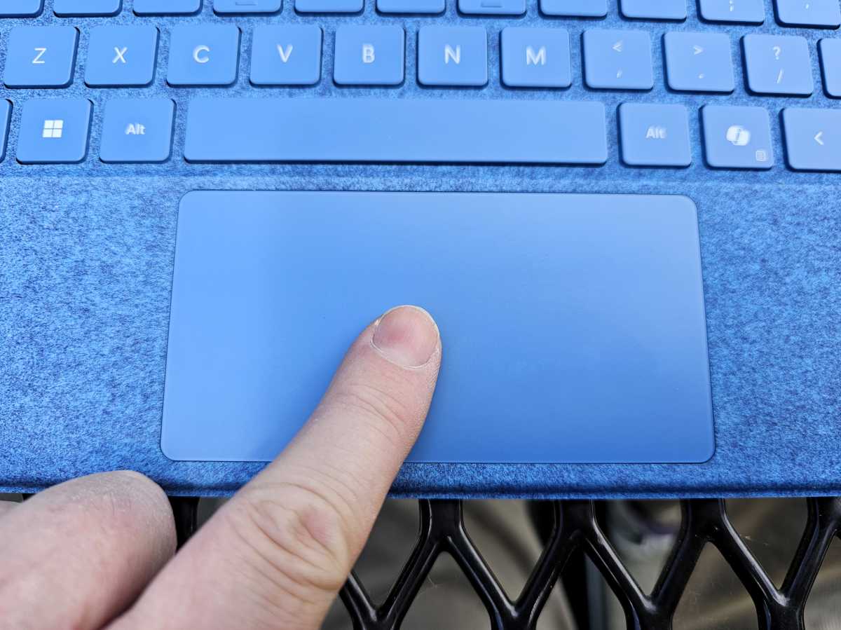 Surface Pro 2024 11th Edition haptic touchpad