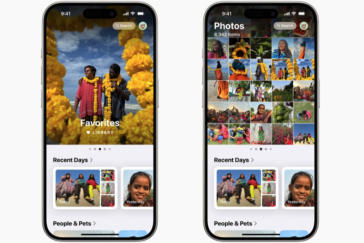 Photos in iOS 18