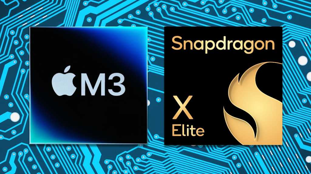 Image: Wettlauf der ARM-Chips: So schlÃ¤gt sich der M3 gegen Qualcomms Snapdragon X Elite