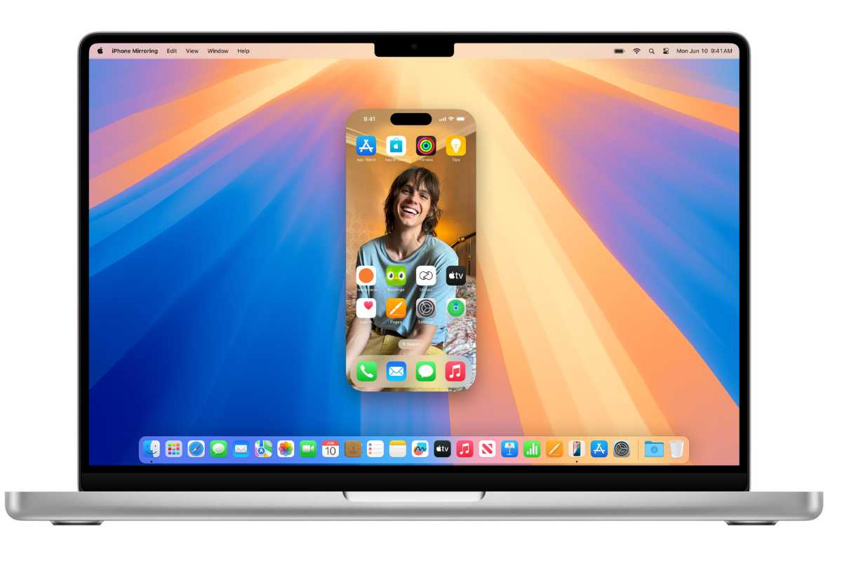 macOS 15 iPhone mirroring