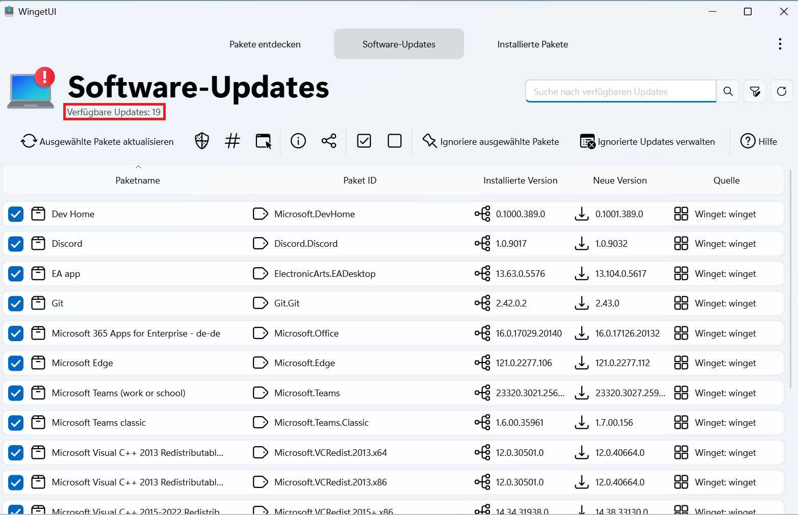 Window Software Update List So automatisieren Sie unter Windows Software-Updates - PC-WELT