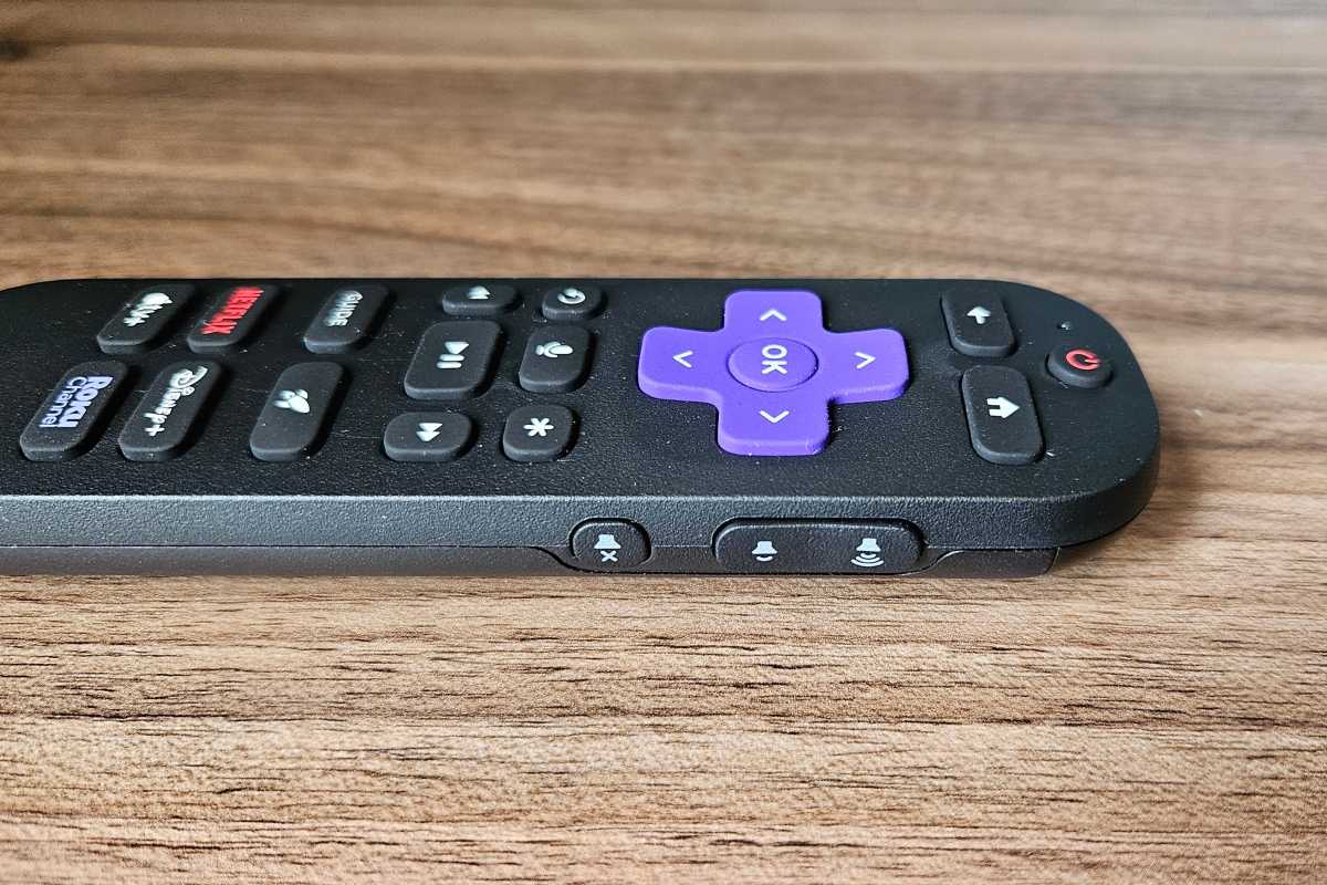 Roku Voice Remote Pro side view
