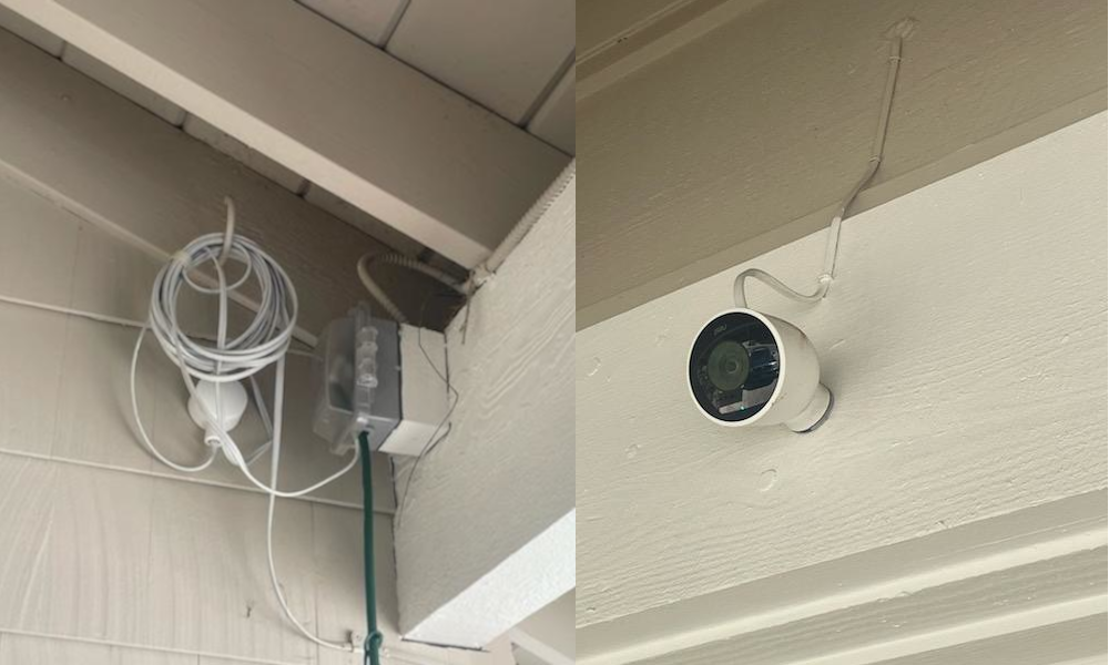 security camera cables