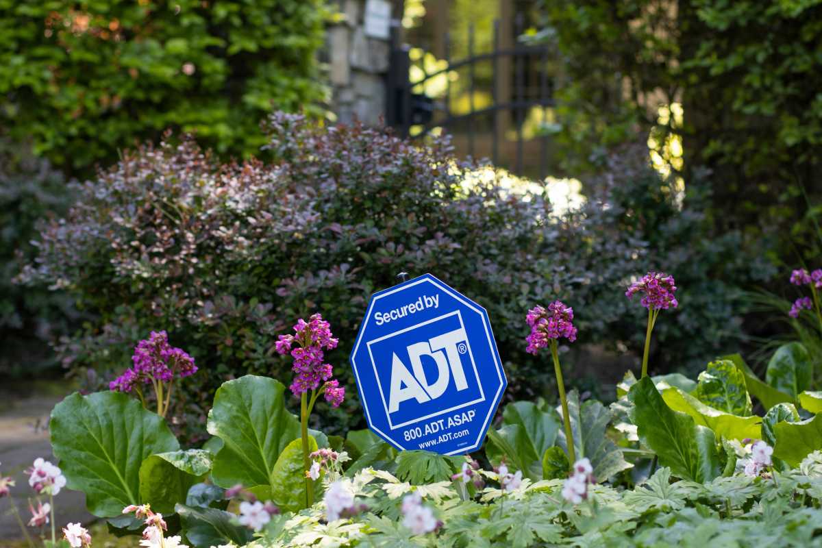 Secured by ADT sign