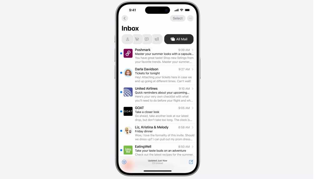 Image: iOS 18 â das wird neu in Mail