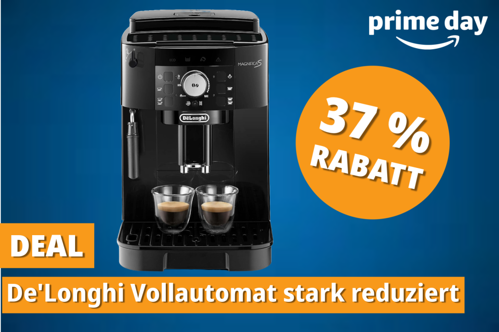 Image: Bestseller Nr. 1 Kaffeevollautomat von De'Longhi nur noch heute zum Bestpreis im Prime Day Angebot