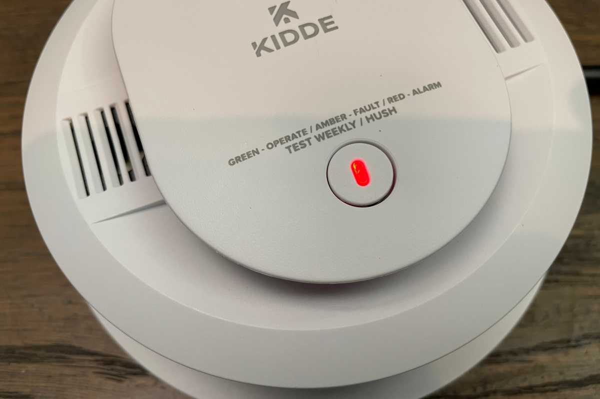 Kidde Detect 10 Year Smoke Carbon Monoxide Alarm triggered