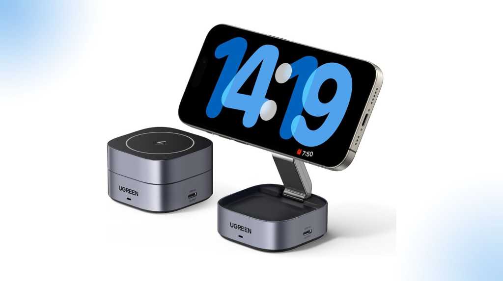 Image: Faltbare Ladestation fÃ¼r iPhone und Airpods mit Magsafe und USB-C dank Coupon nur 27,99 Euro