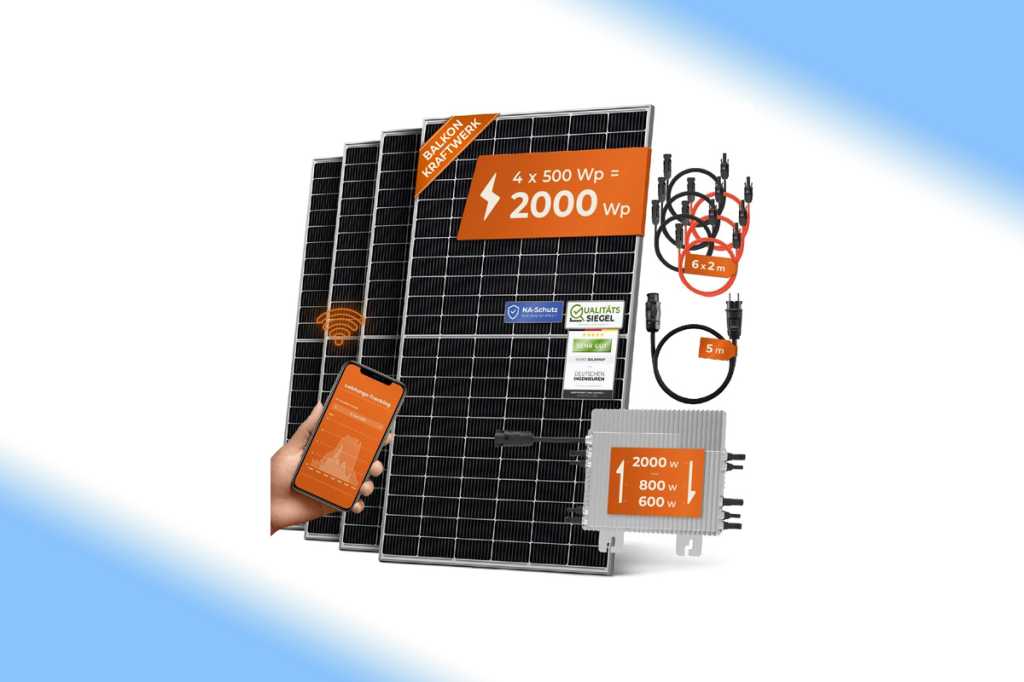 Image: Balkonkraftwerk im Angebot: 2.000-W-Solaranlage jetzt zum Prime-Day-Sonderpreis sichern