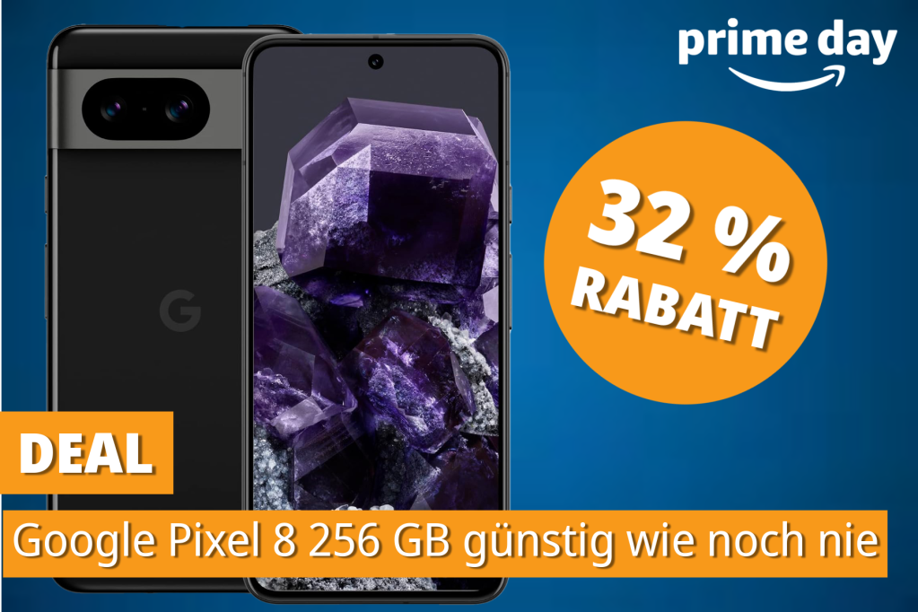 Image: KI-Smartphone Google Pixel 8 zum Amazon-Bestpreis â jetzt nur 585 Euro