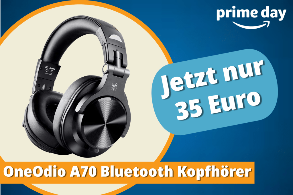 Image: Top-bewertet und gÃ¼nstig: Bluetooth-KopfhÃ¶rer OneOdio A70 fÃ¼r 35 Euro