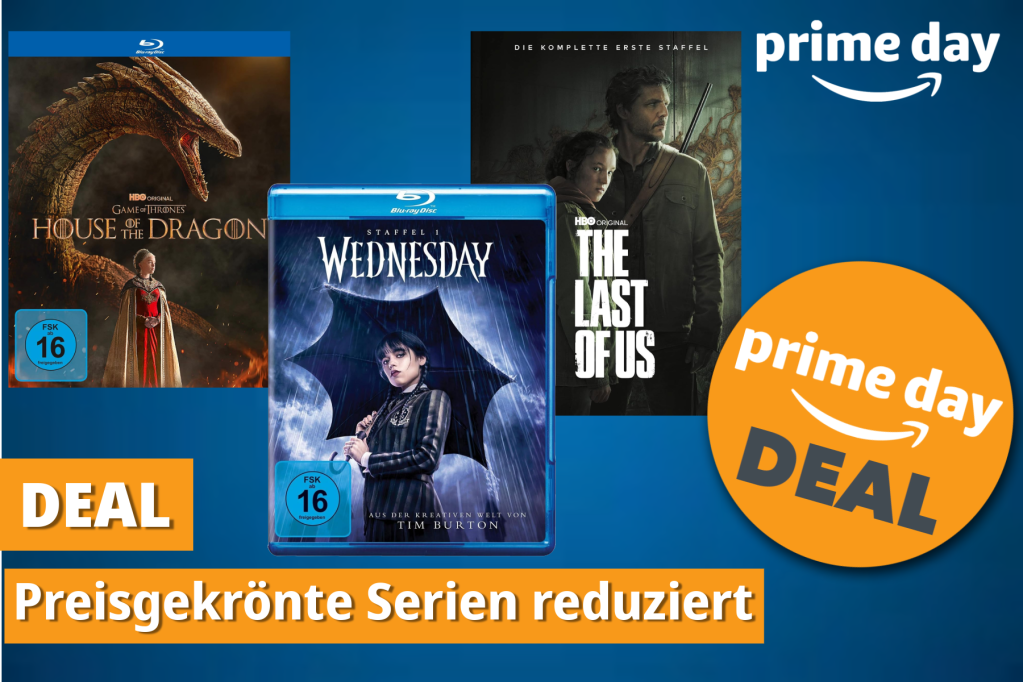 Image: Top-Serien zum Prime Day im Angebot: Wednesday, House of the Dragon, The Last of Us und mehr