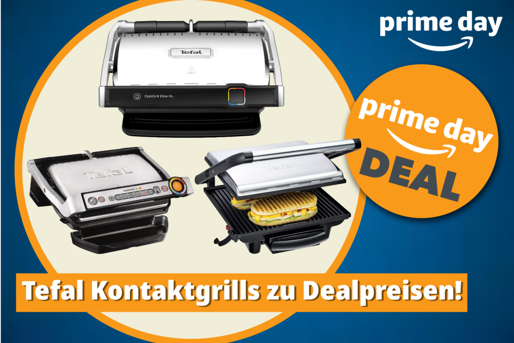 Image: Prime Day: Tefal Optigrill und weitere Kontaktgrills mit sattem Rabatt