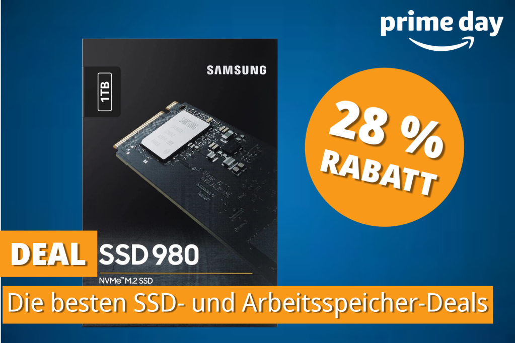 Image: Die besten SSD- und Arbeitsspeicher-Deals am Prime Day