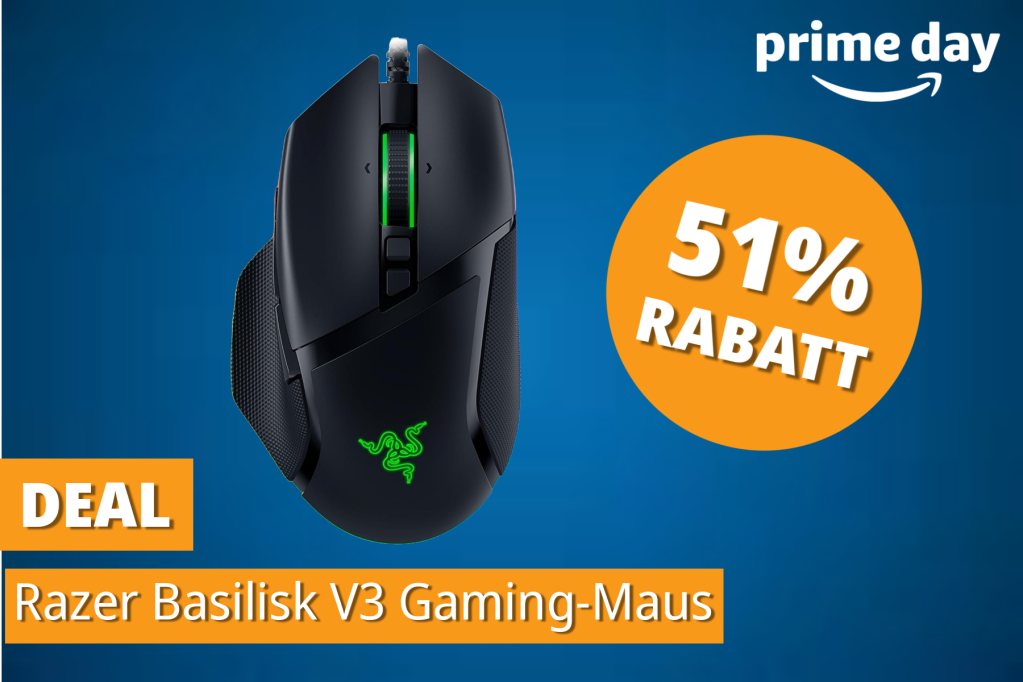 Image: Die beste Gaming-Maus von Razer gibt es zum Bestpreis beim Prime Day