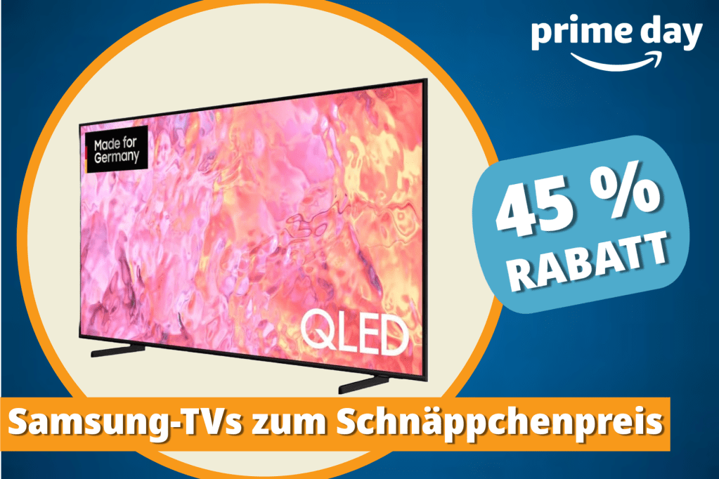 Image: GÃ¼nstiger gehts kaum: Bis zu 45 Prozent auf Samsung-Smart-TVs sparen dank Prime-Day-Angeboten