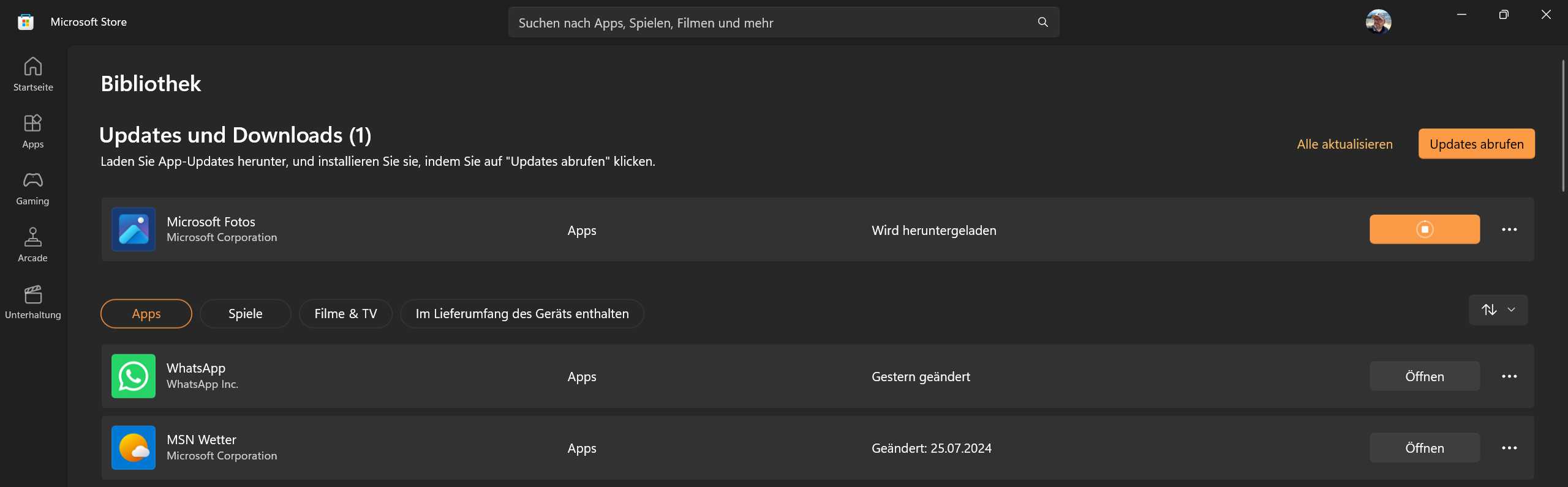 Windows-Tipps - Store Updates
