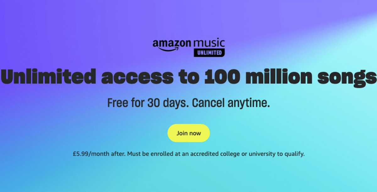 Amazon Music Unlimited screengrab