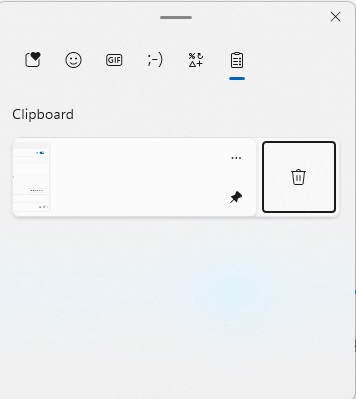 Windows clipboard