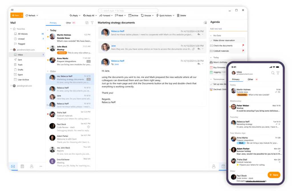 Image: eM Client fÃ¼r Mac im Test: Gute Alternative zu Outlook