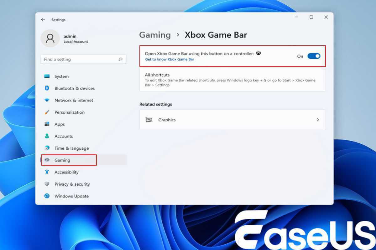 enable windows xbox game bar