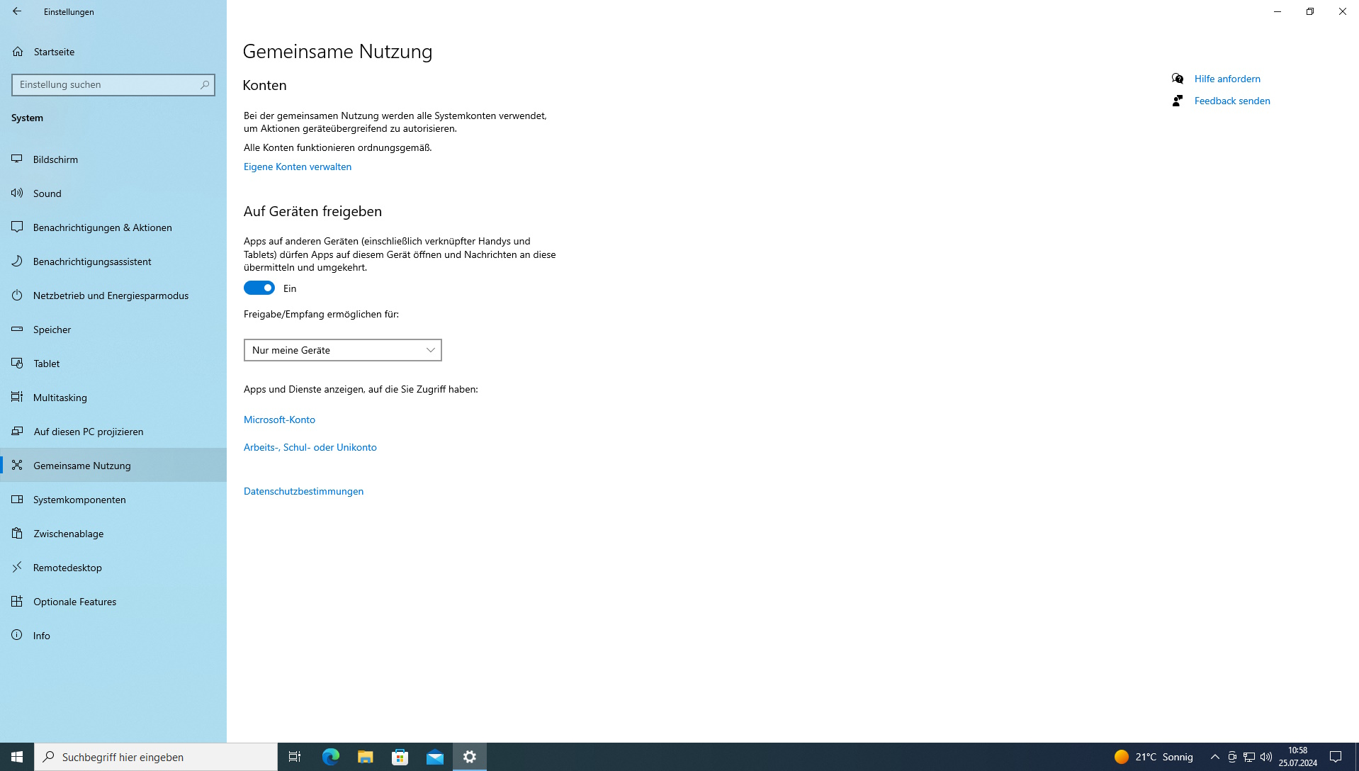 Nearby Share Windows 10