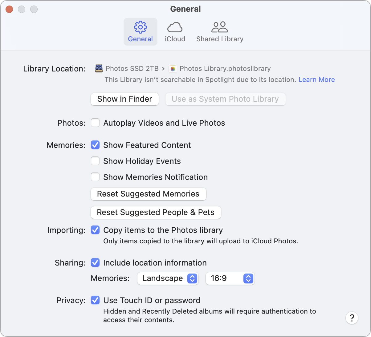 Configuración oculta de fotos eliminadas recientemente de macOS