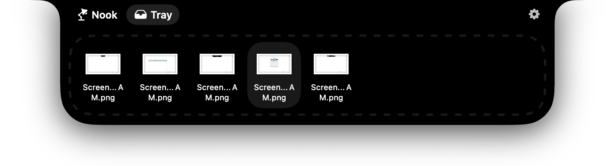 Bandeja para archivos NotchNook