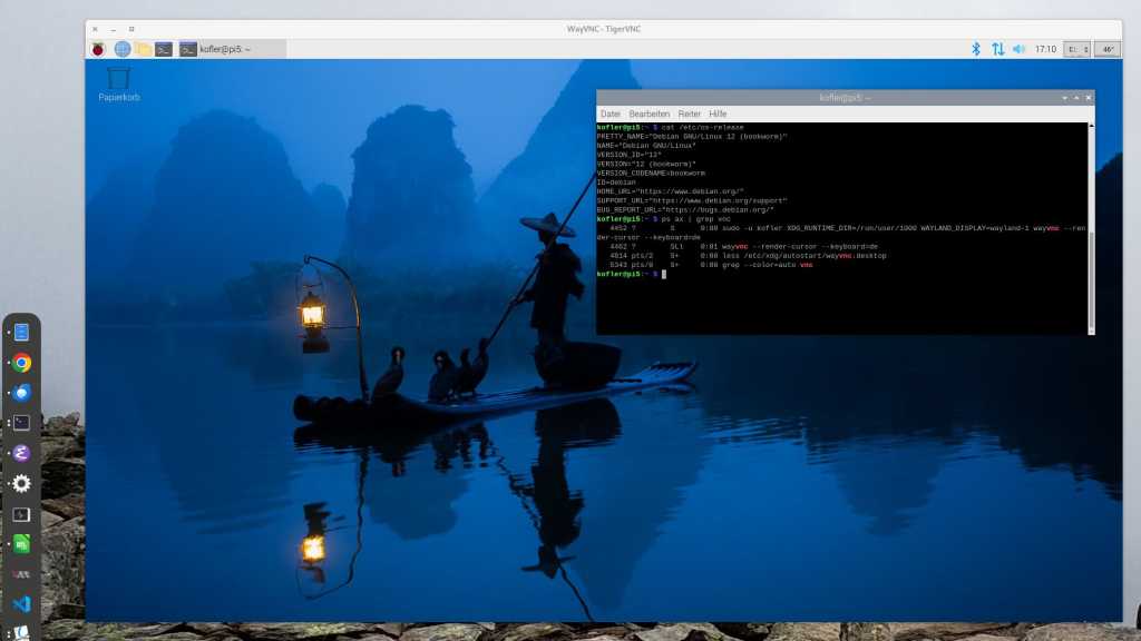 Image: Pi-Fernwartung: So klappt's mit Wayvnc oder Real VNC