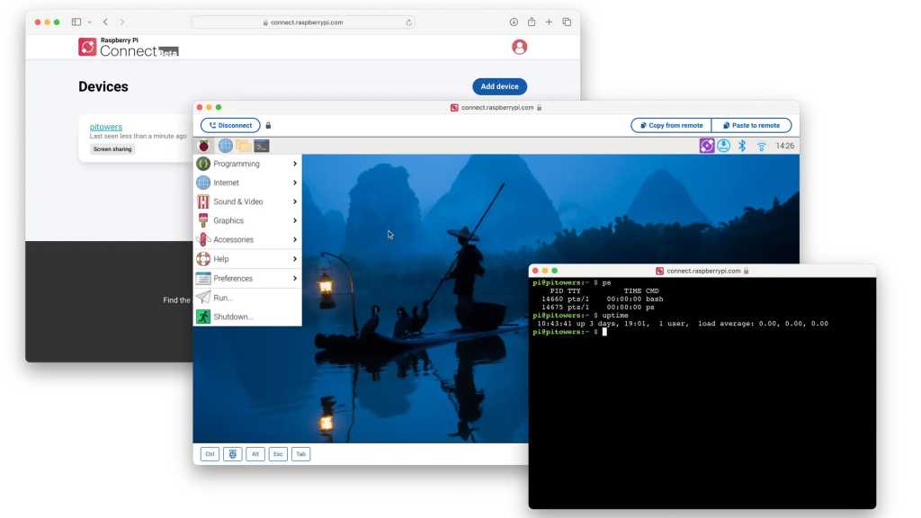 Image: Raspberry Pi Connect: Fernwartung per Browser