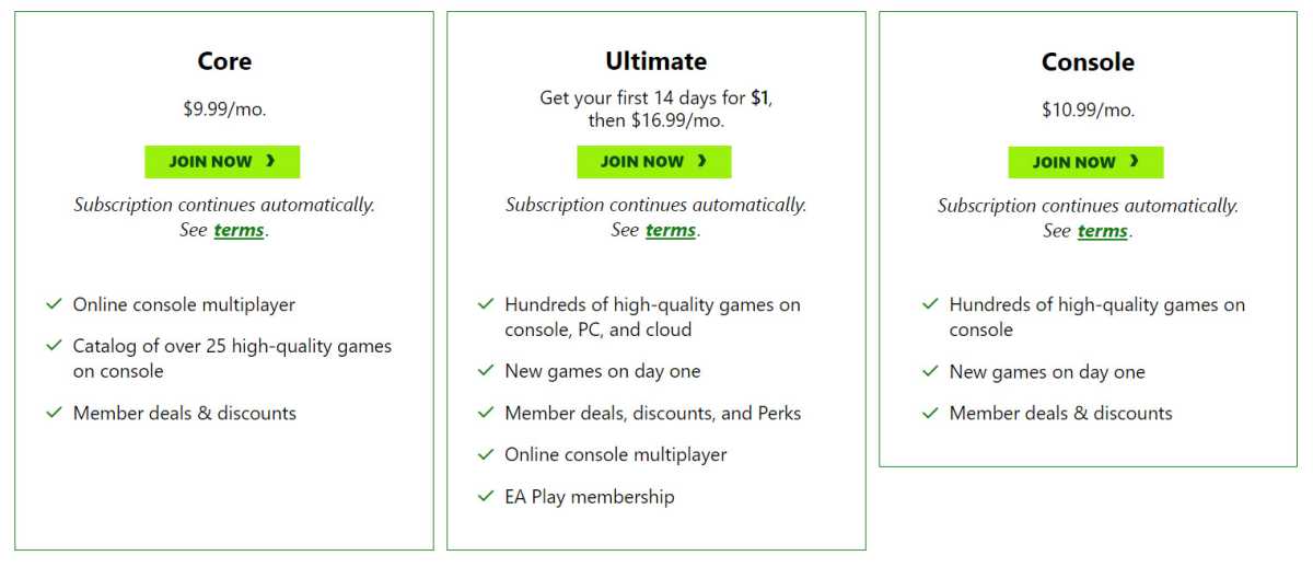 xbox game pass consoles