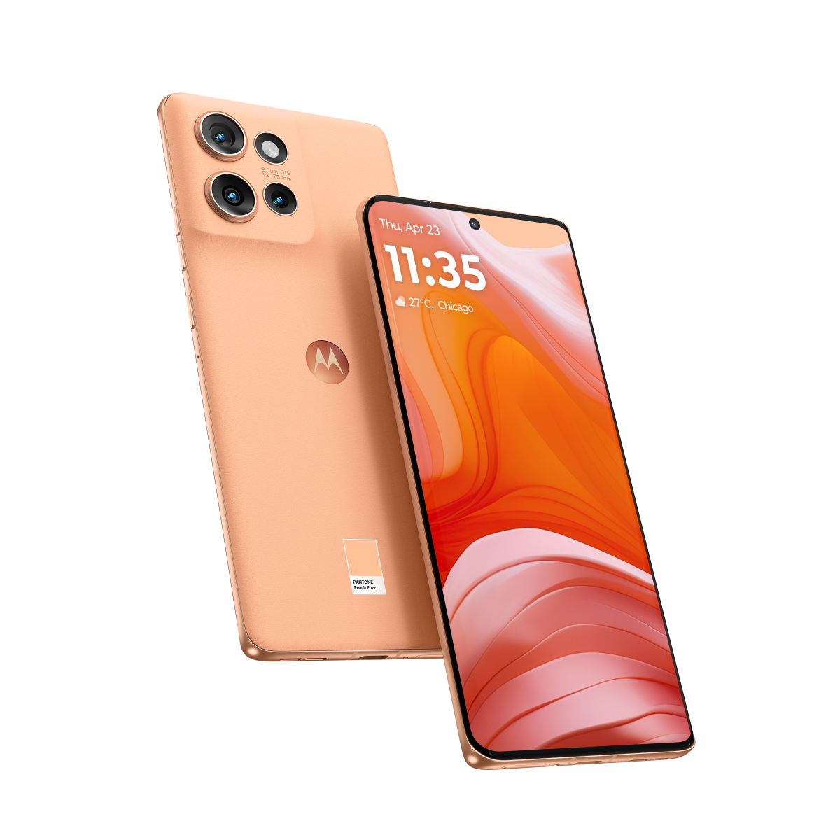 2024 MOTOROLA EDGE 50 BASICPACK PEACH FUZZ PDP HERO