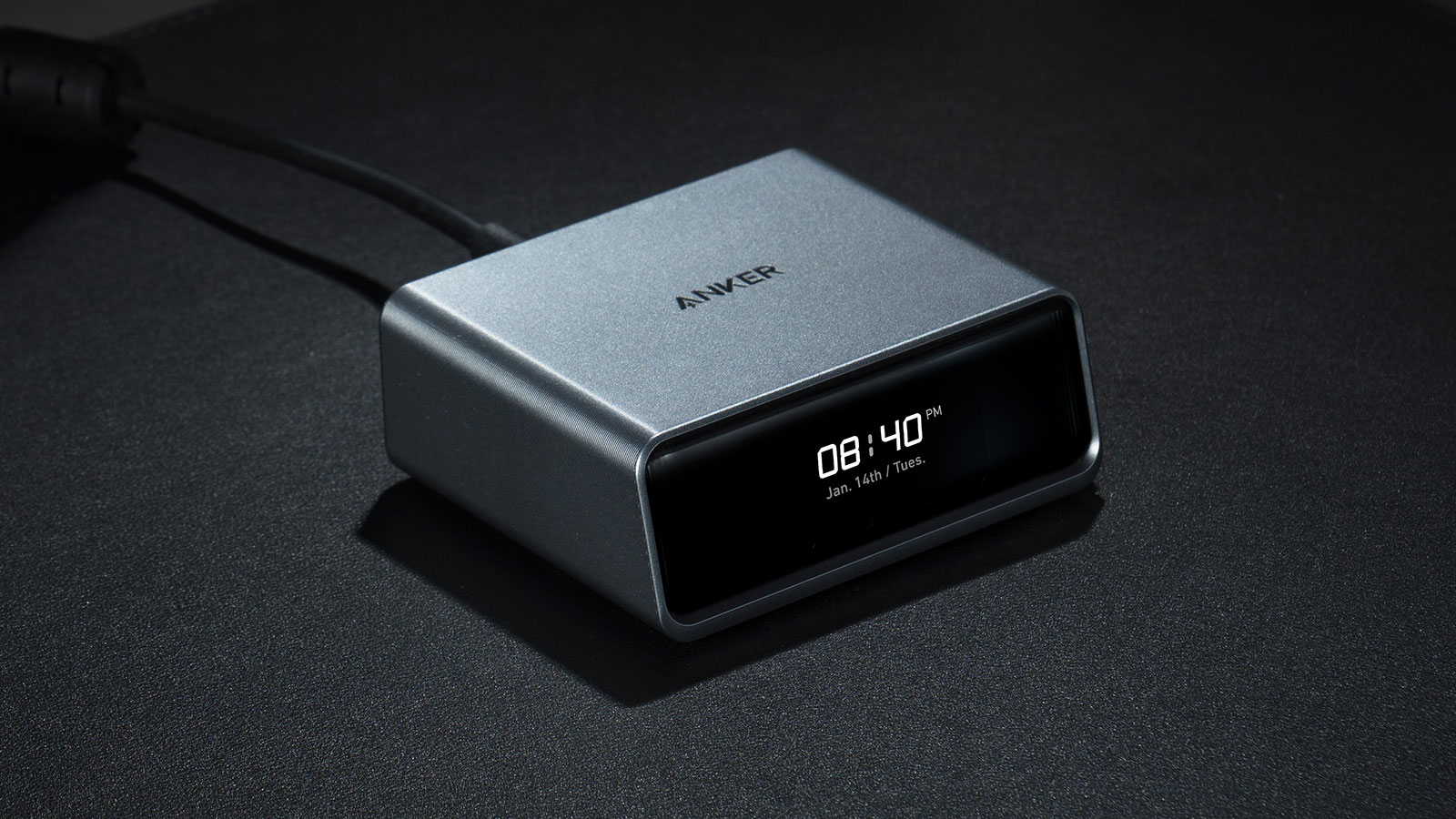 Anker Prime 250W Desktop Charger clock