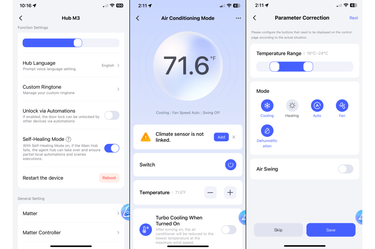 Aqara Hub M3 app screenshots 2