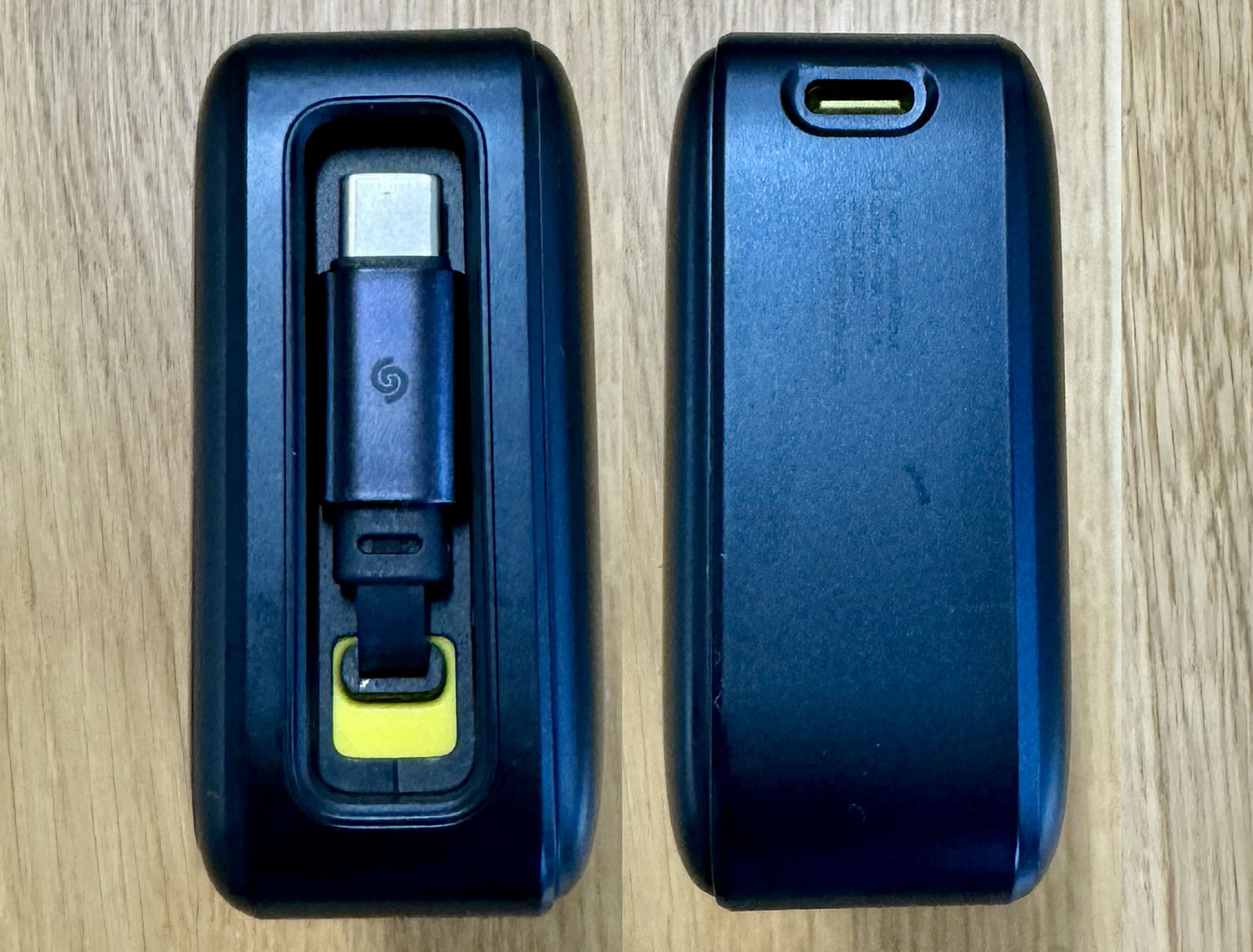 Banco de energía Baseus Free2Pull con cable USB-C retráctil y puerto USB-C