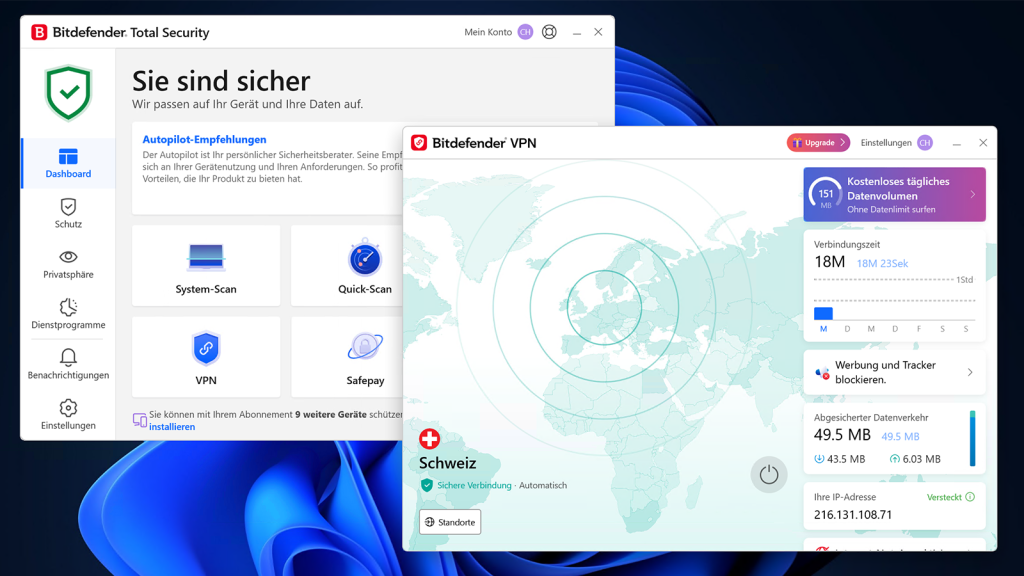 Image: Bitdefender Total Security 2024 im Test: Starker Schutz, leichte Bedienung