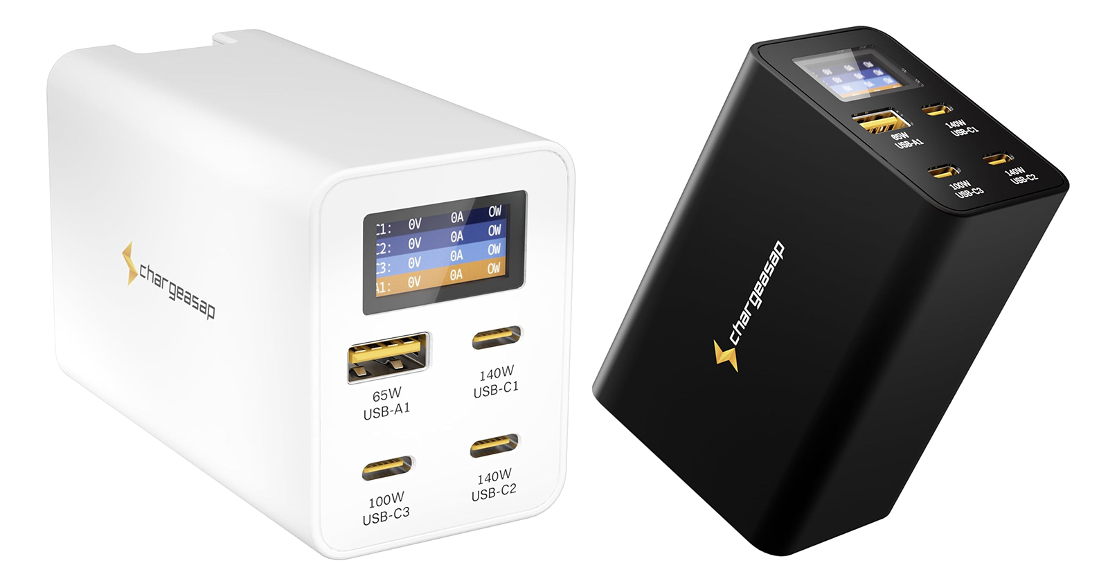 Chargeasap 280W Zeus USB-C GaN Charger - Most powerful 140W travel wall charger