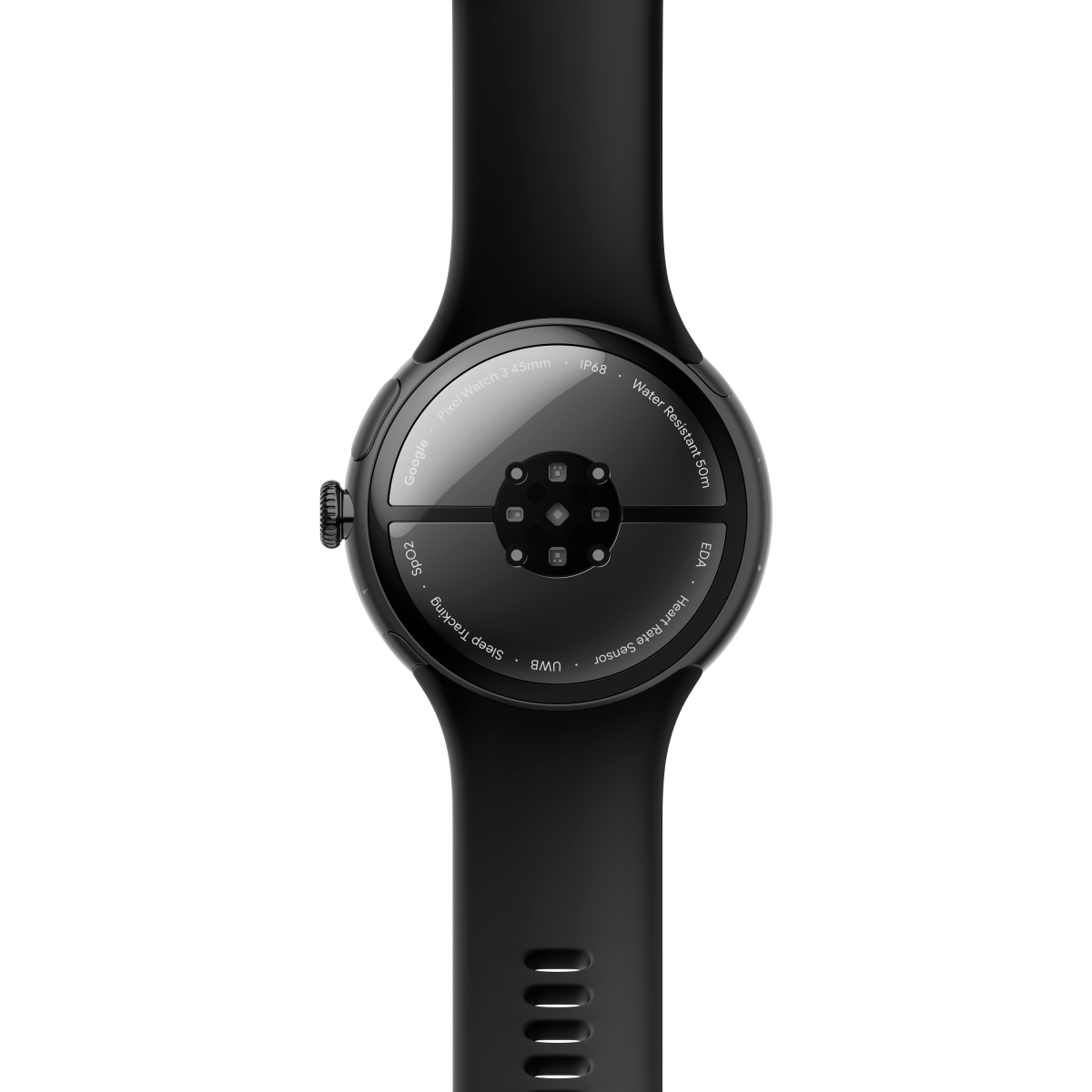 Copy of Copy of Pixel Watch 3 45mm Active Obsidian Back Flat