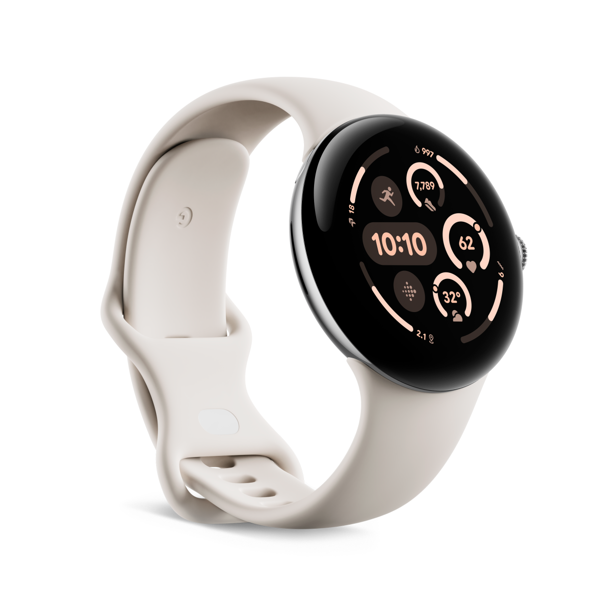 Copy of Copy of Pixel Watch 3 45mm Active Porcelain Side 2