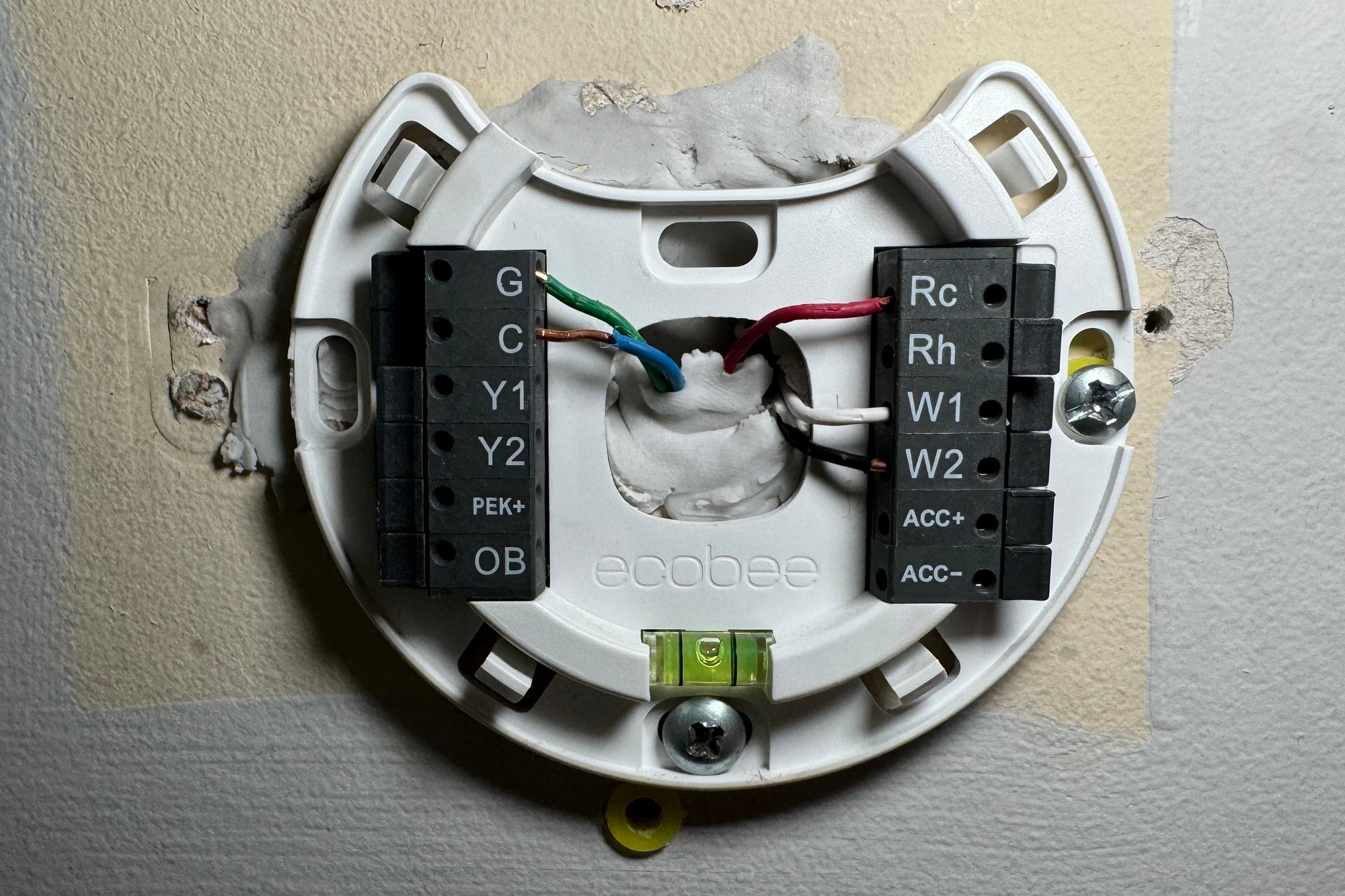 Ecobee Premium Smart Thermostat backplate