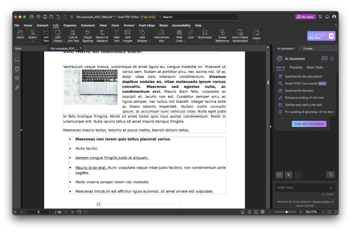 Foxit PDF Editor for Mac