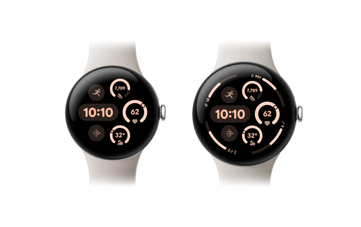 Pixel Watch 3 sizes