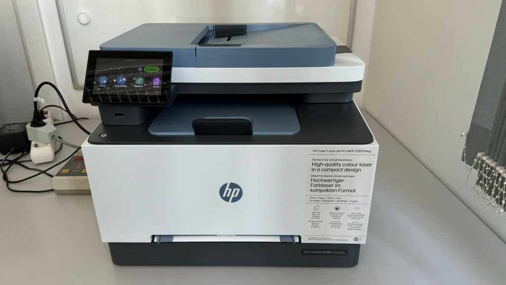 Image: BÃ¼ro-Drucker mit Dual-Scanner im Test: HP Color Laserjet Pro MFP 3302fdwg