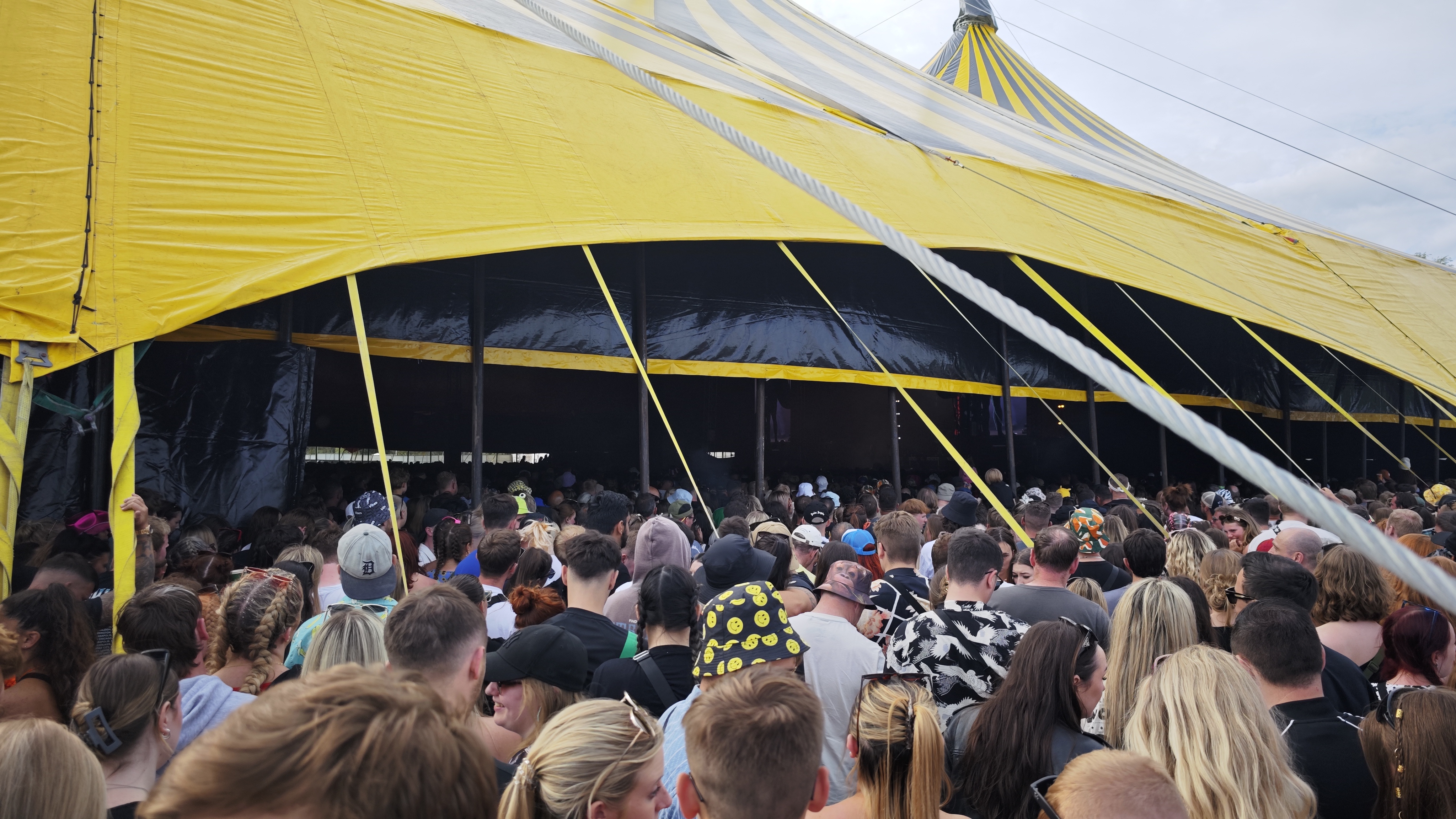 The Radio 1 tent at the Reading festival